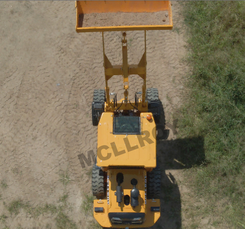 2210mm Axle Base Mini Wheel Loader For Transporting Large Scale Materials