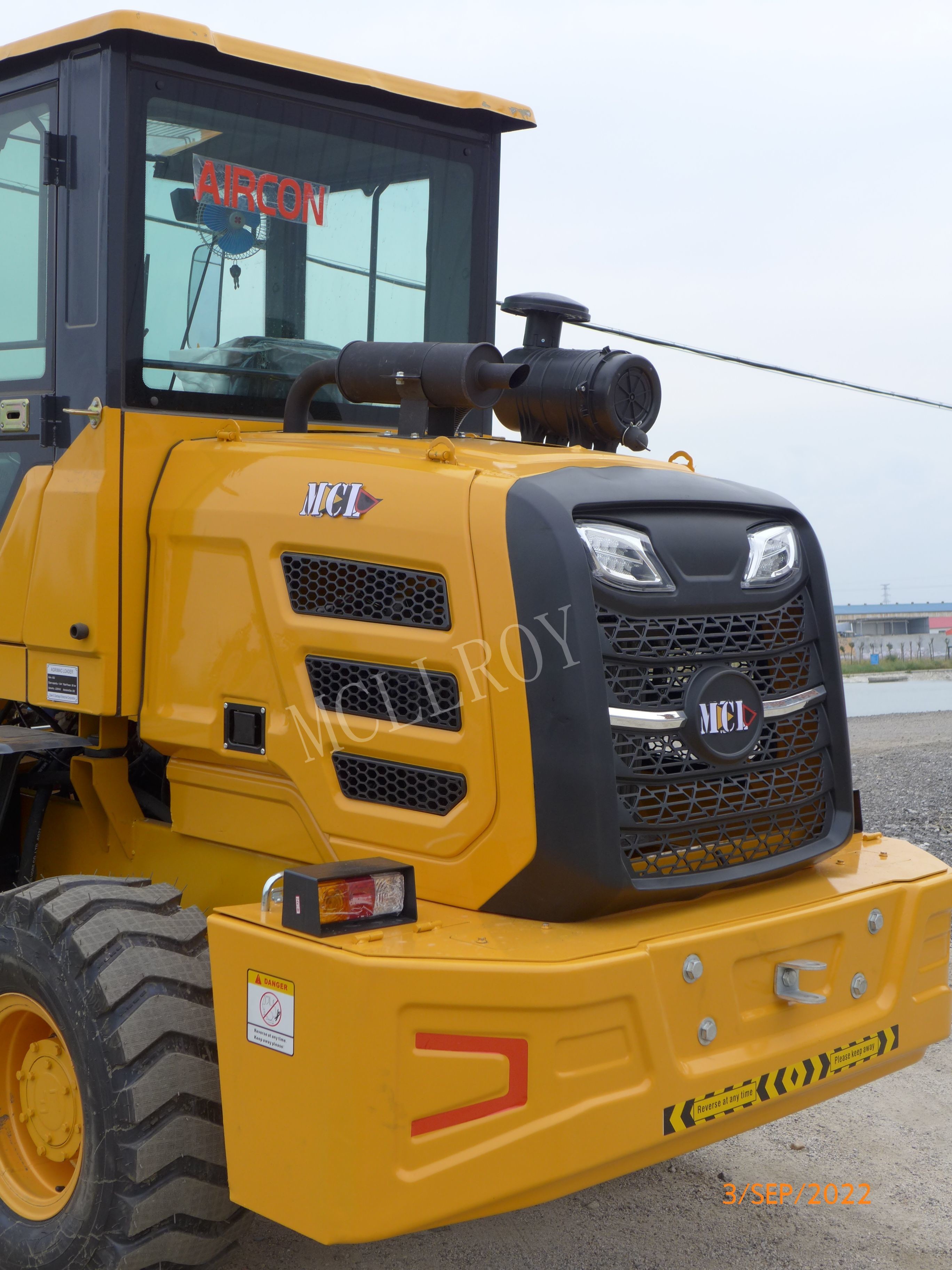 Small Articulating Front End Small  Wheel Loader 58 KW Engine Power