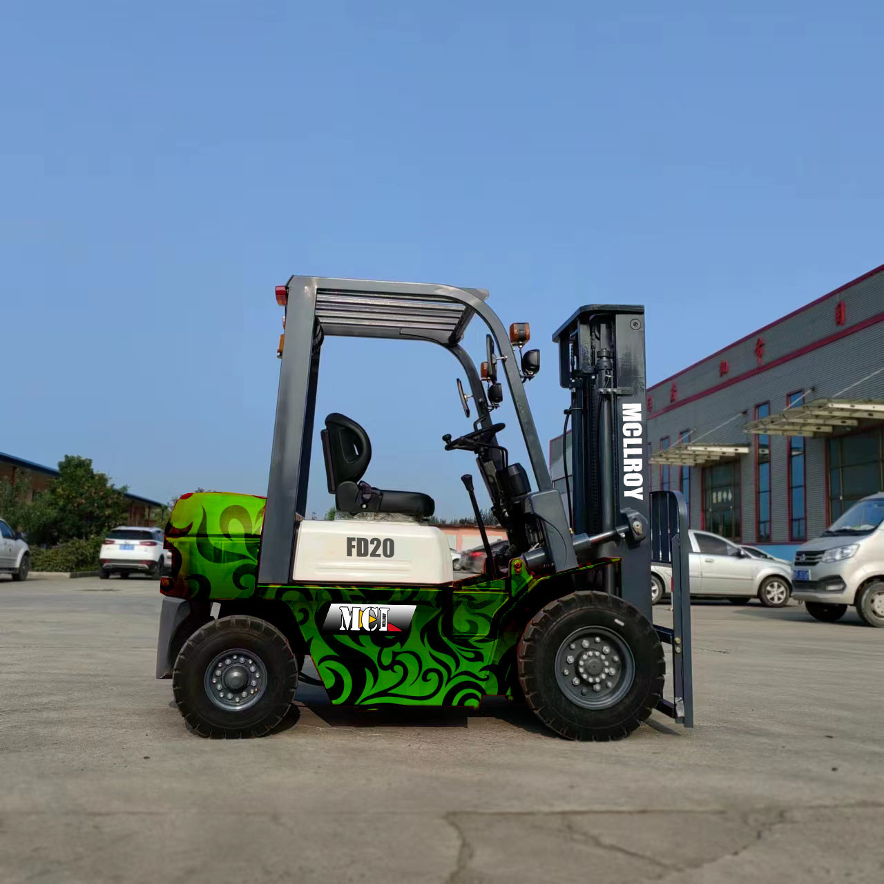 Overall Length 3523/2453 Mm Low Noise Levels Forklift Truck Total Weight 2660 KG Productive Forklift